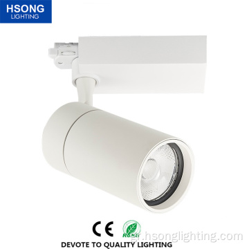 Λευκό LED COB LIGHTINIG FINTURES Βιομηχανικό φωτισμό τροχιάς